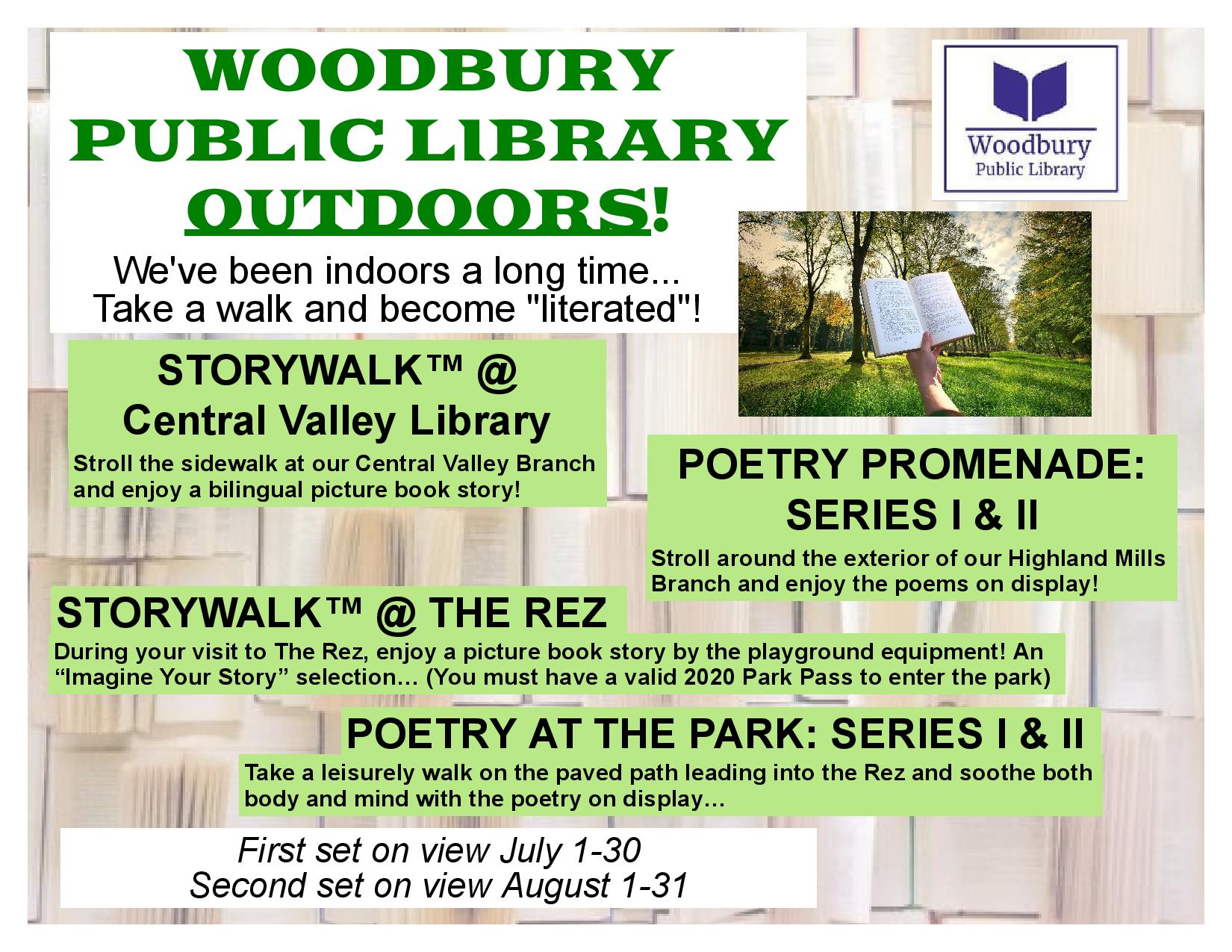 Woodbury Public Library – OUTDOORS! 7/1/2020 – 8/31/2020 | Woodbury ...