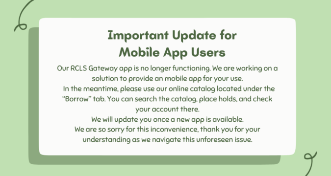 Mobile App Update