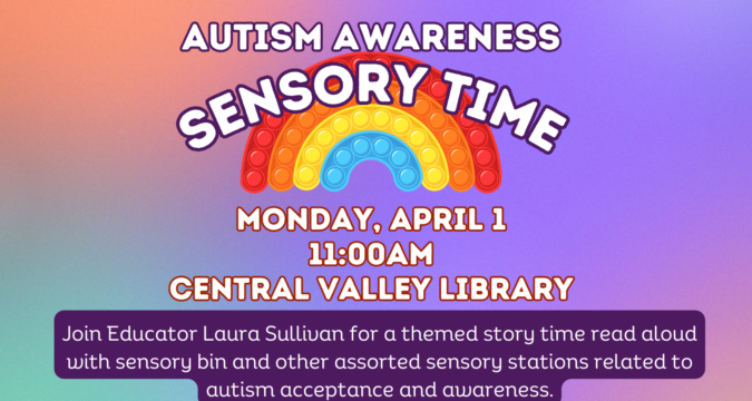 Autism Awareness Sensory Time