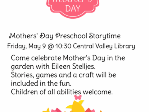 Preschool Storytime for Mother's Day