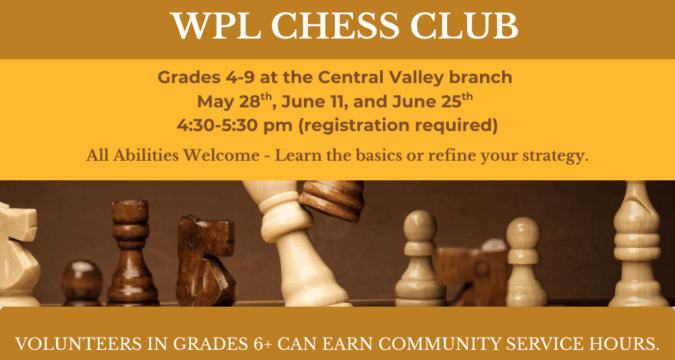Chess Club Extended through June